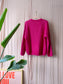 Sissy-Boy oversized wool knit fuchsia