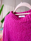 Sissy-Boy oversized wool knit fuchsia