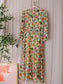 Sissy-Boy botanical print viscose maxi jurk