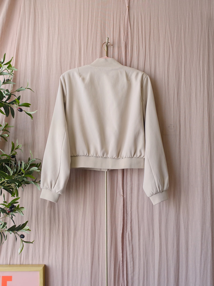 SisterS Point cropped bomberjack creme