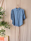 Sisters Point striped denim look blouse