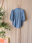 Sisters Point striped denim look blouse