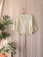 So sweet the bohemian embroidered top ecru