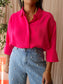 Someday oversized shirt french fuchsia