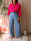 Someday oversized shirt french fuchsia