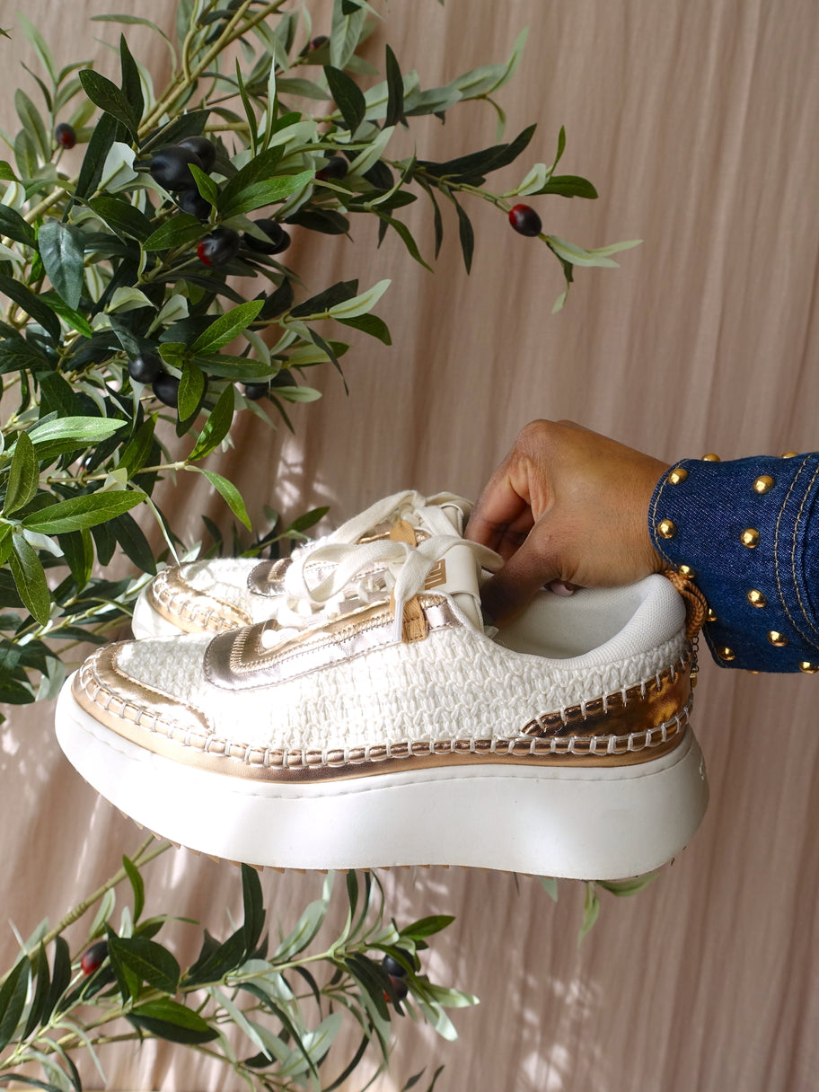 Steve Madden doubletake lederen sneakers