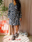 Stieglitz viscose wrap over daisy jurk