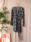 Stieglitz viscose wrap over daisy jurk