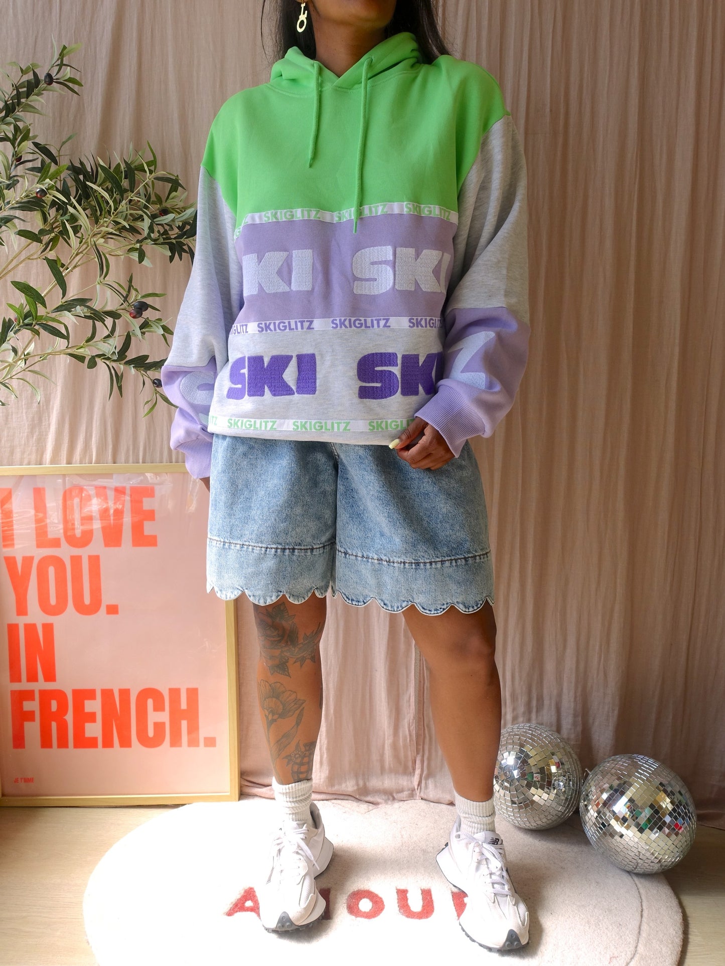 Stieglitz skiglitz collectie oversized Heidi hoodie