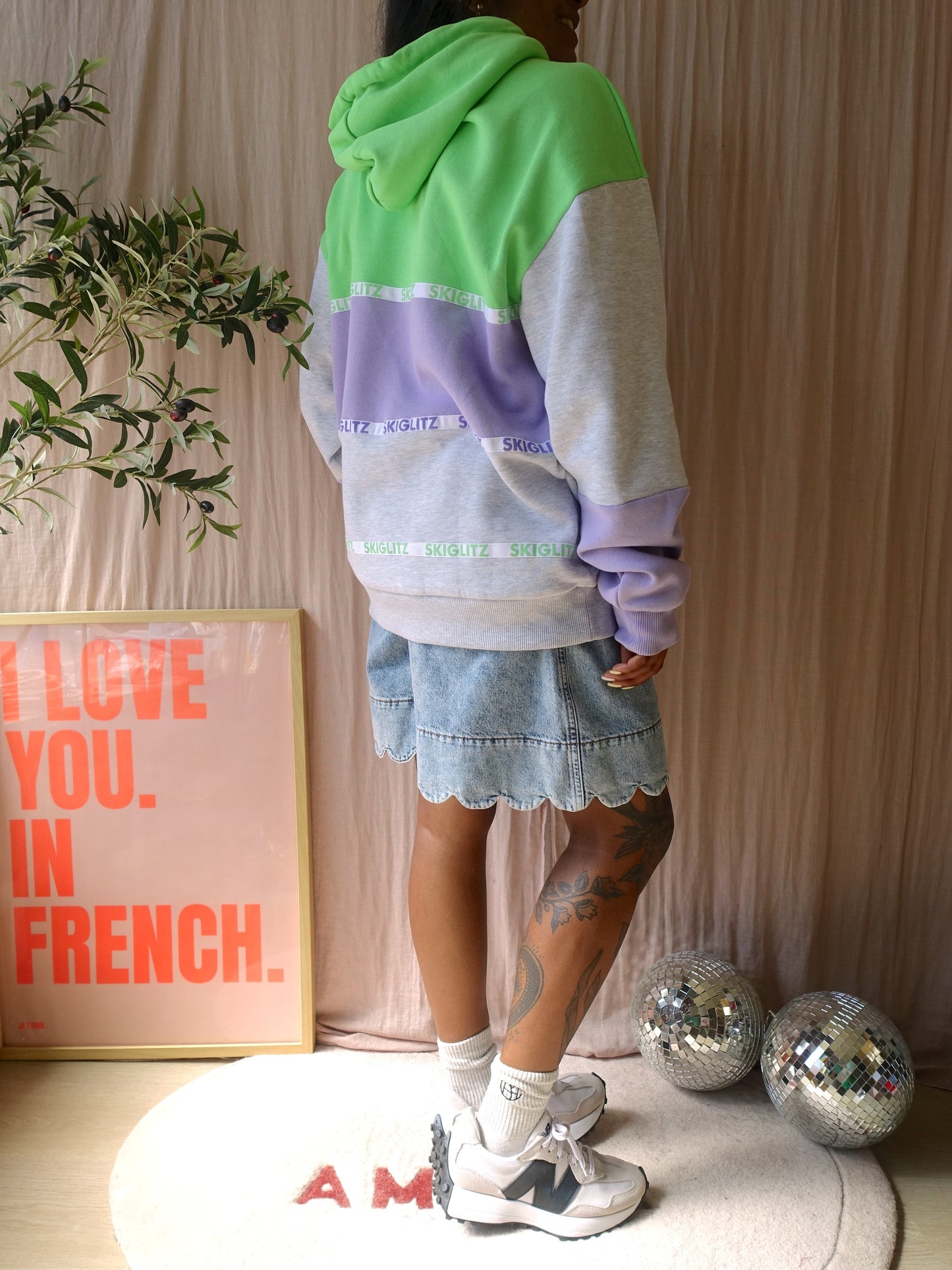 Stieglitz skiglitz collectie oversized Heidi hoodie