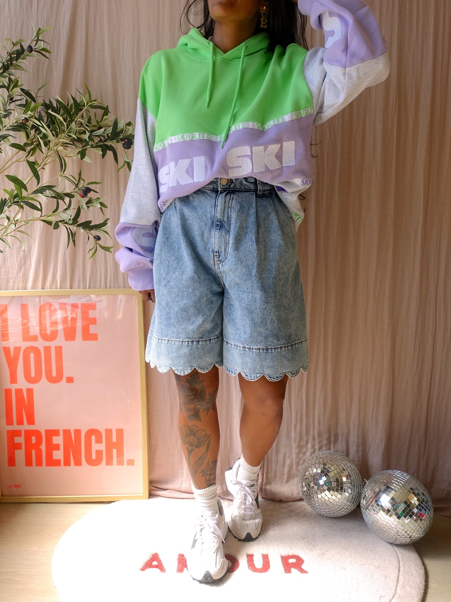 Stieglitz skiglitz collectie oversized Heidi hoodie