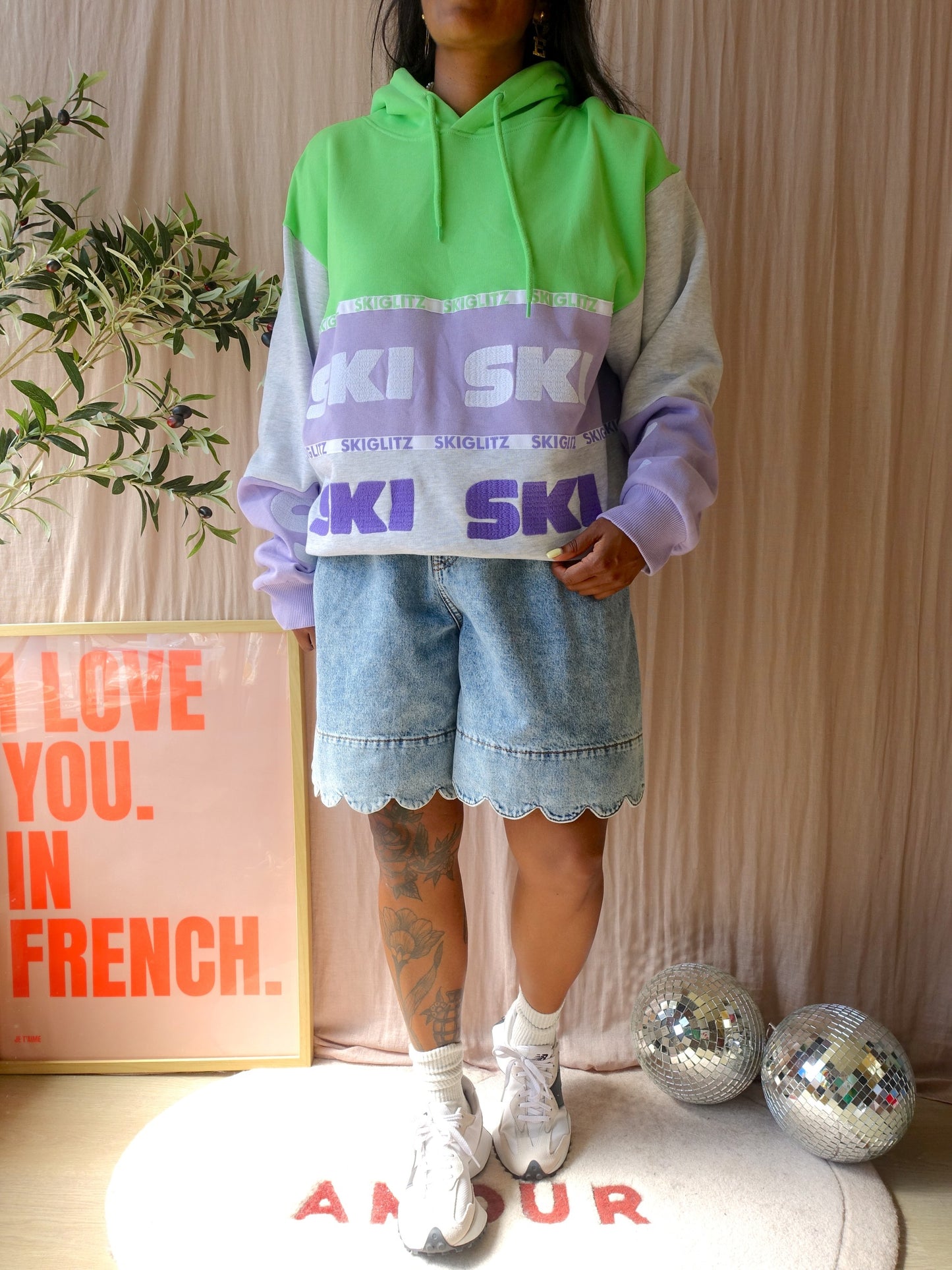 Stieglitz skiglitz collectie oversized Heidi hoodie