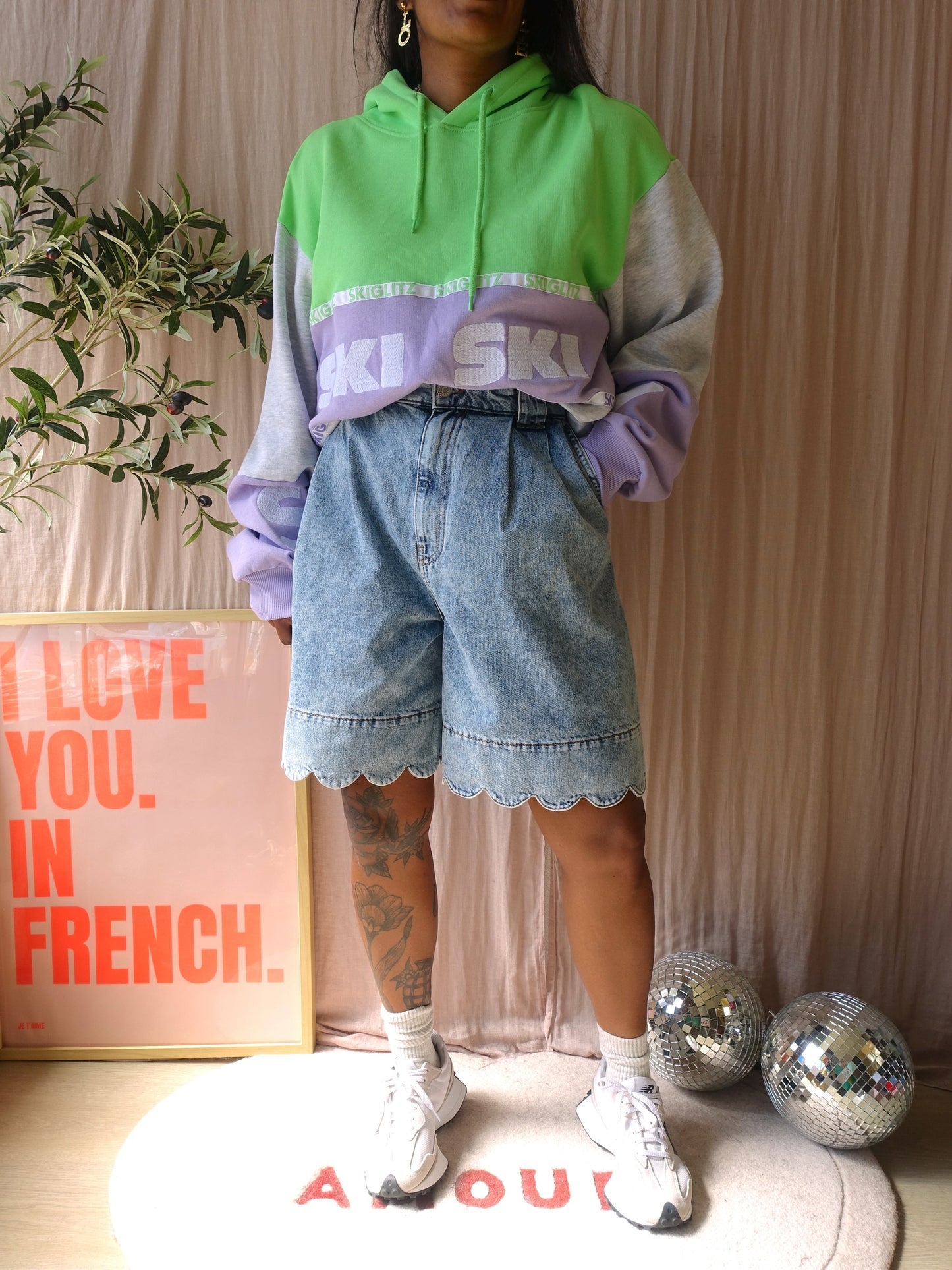 Stieglitz skiglitz collectie oversized Heidi hoodie