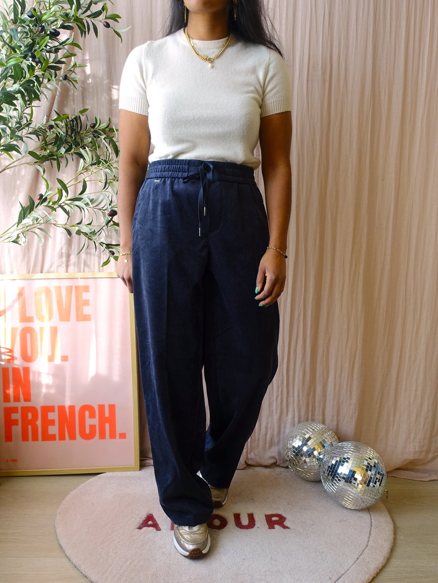 Floris van Bommel curvi lederen sneakers taupe gold