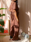 Studio Anneloes wide leg jumpsuit chocolate