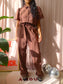 Studio Anneloes wide leg jumpsuit chocolate