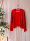 Studio Anneloes fine knitted cardigan scarlet