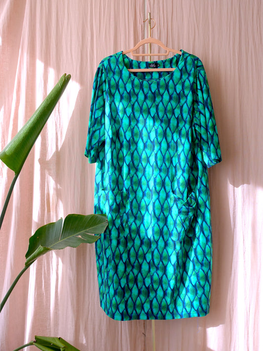 Lovely Dress hanny multifest peacock teal