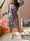 Studio Anneloes travel quality dot print midi jurk