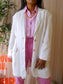 Studio Palmén relaxed fit linnen blazer white