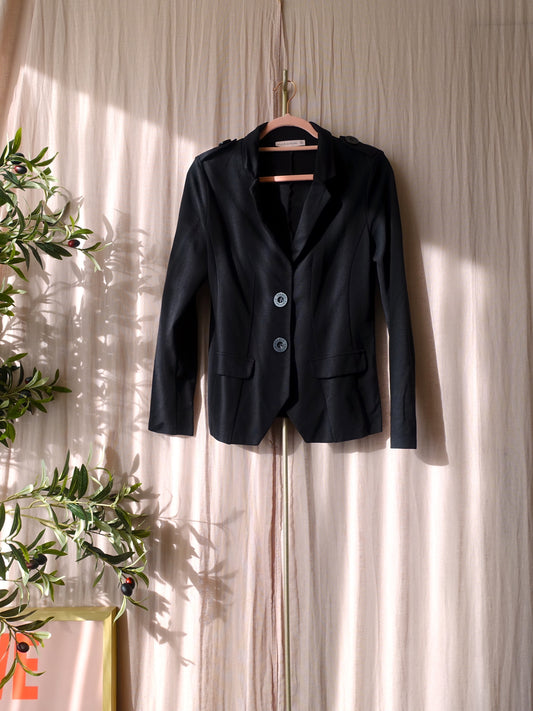 Studio Anneloes jersey stretch blazer zwart