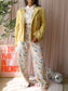 Exclusieve Edgar Vos co-ord set (blazer + rok) cream brulee