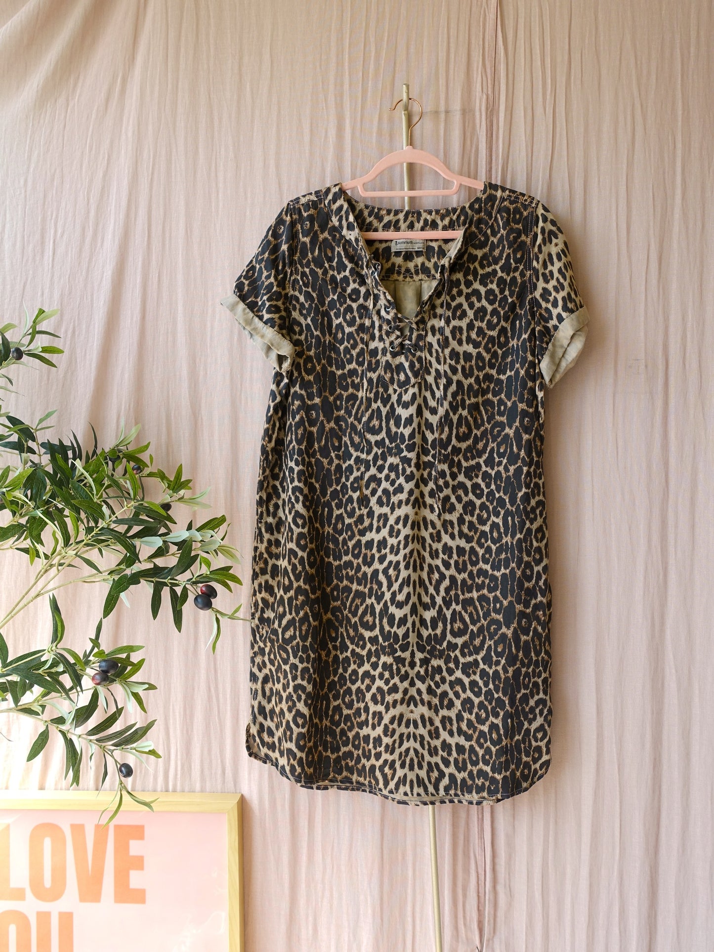 Summum Woman cotton leopard jurk