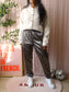Uniqlo soft knit cardigan creme