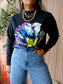 Ted Baker embroidered big flower sweater