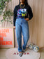 Ted Baker embroidered big flower sweater