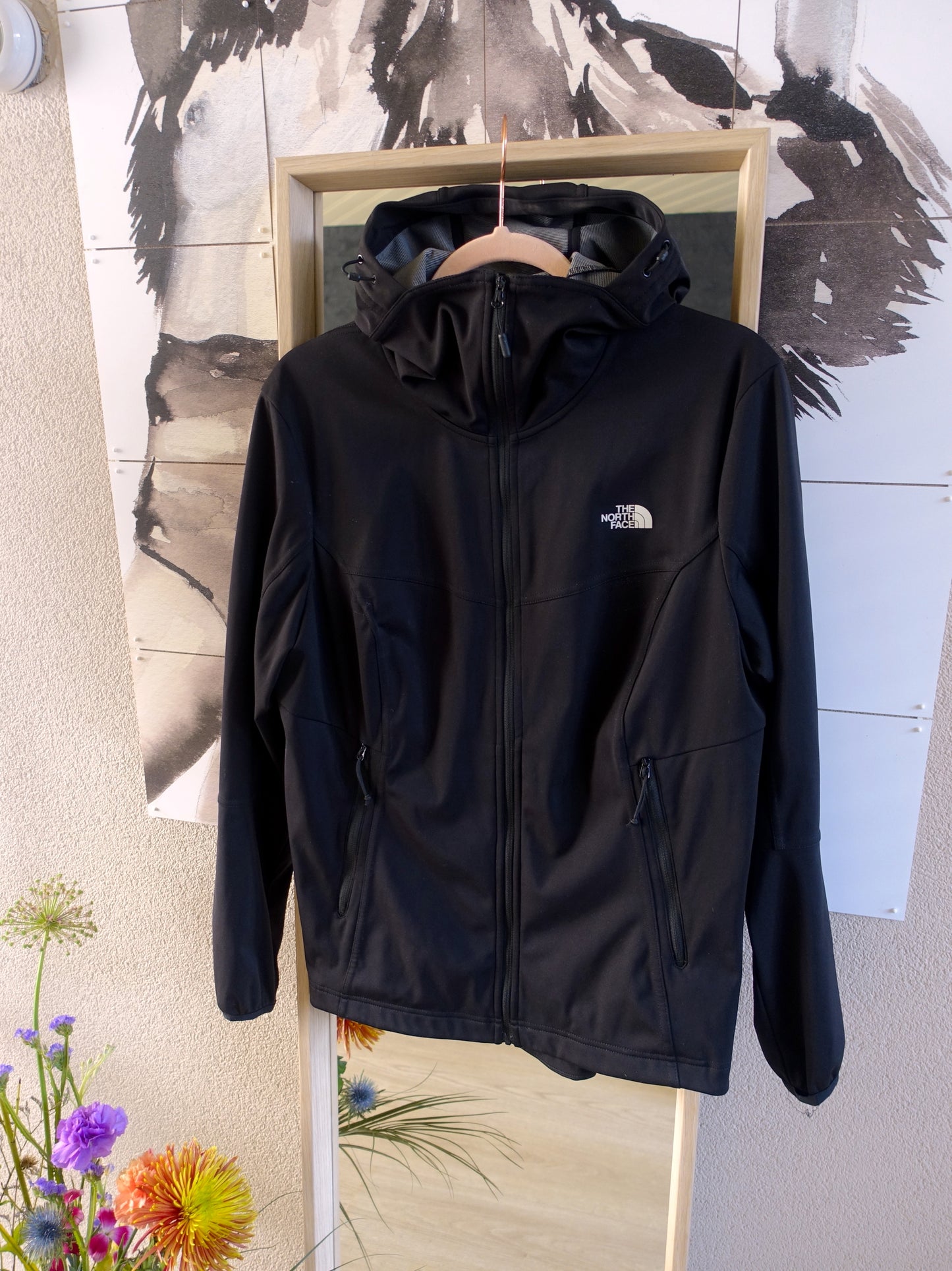 The North Face nimble windwall jacket zwart