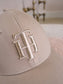 Tommy Hilfiger embroidered outline cap beige