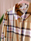 Tramontana checkered print blouse
