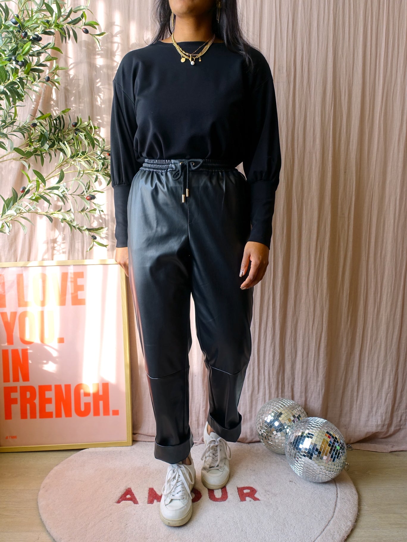 Tramontana modal stretch sweater zwart