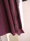 Tramontana lurex sleeve knit winetasting burgundy