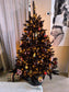 Triumph Tree Deluxe frosted kerstboom zwart