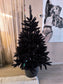 Triumph Tree Deluxe frosted kerstboom zwart