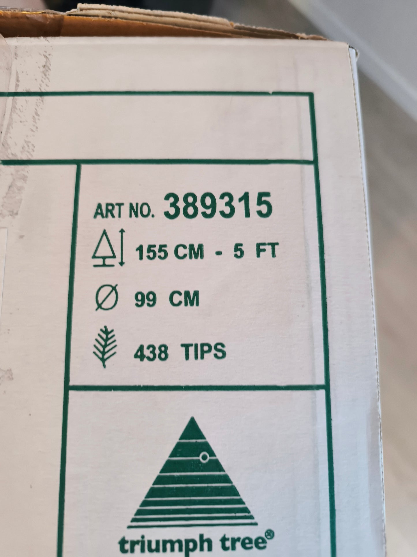 Triumph Tree Deluxe frosted kerstboom zwart