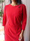 TRVL DRSS by Zenggi classic midi round neck jurk