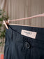 Twin-Set lace poplin cotton shorts zwart