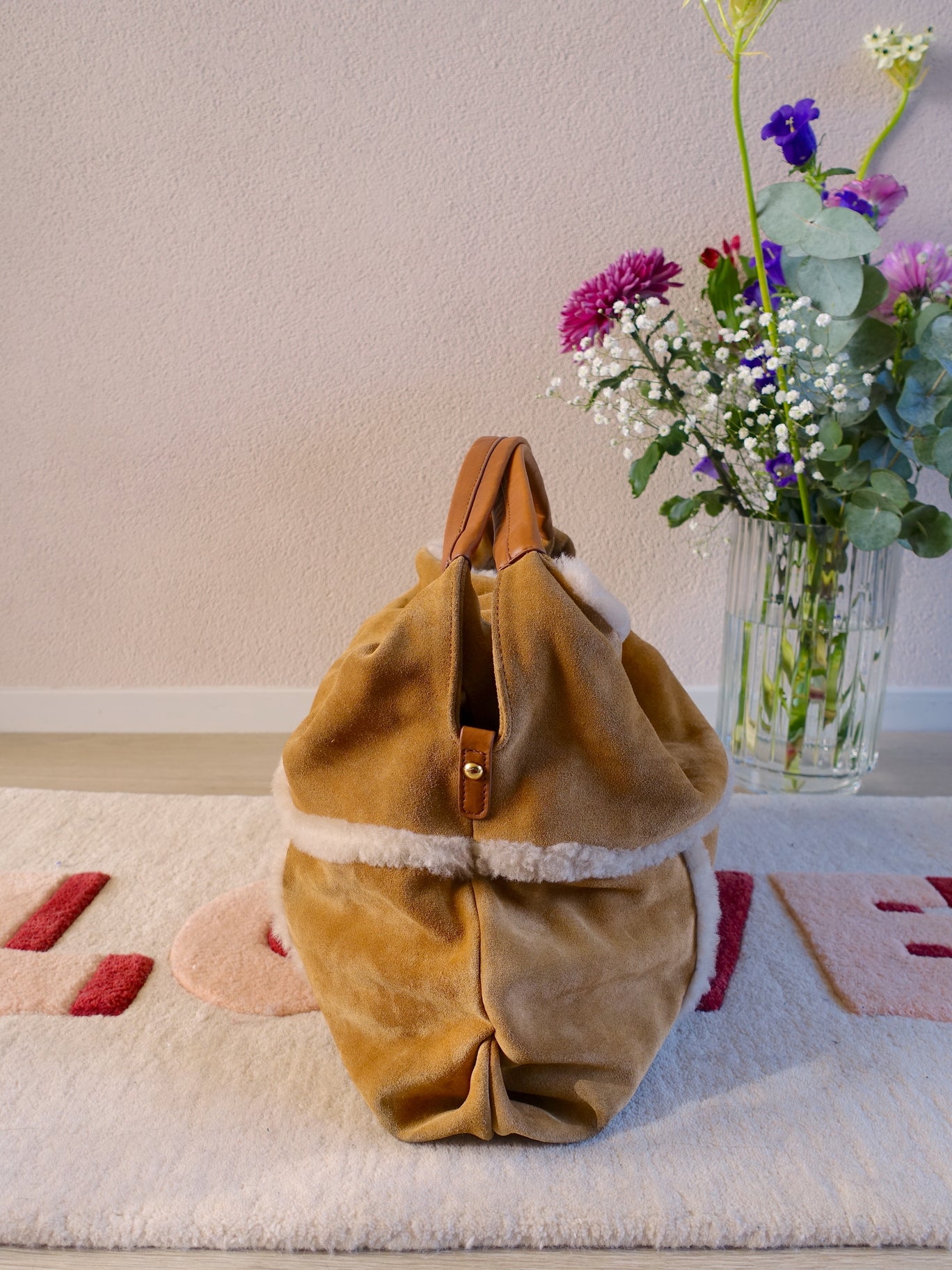 UGG Quinn Hobo tote bag in chestnut