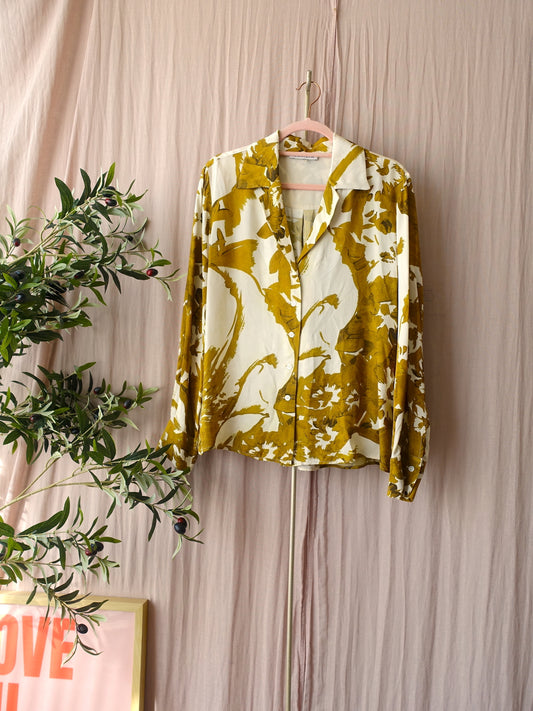 Vanilia relaxed fit shirt golden ochre / yellow