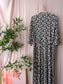 Vanilia graphic tuto travel quality maxi jurk