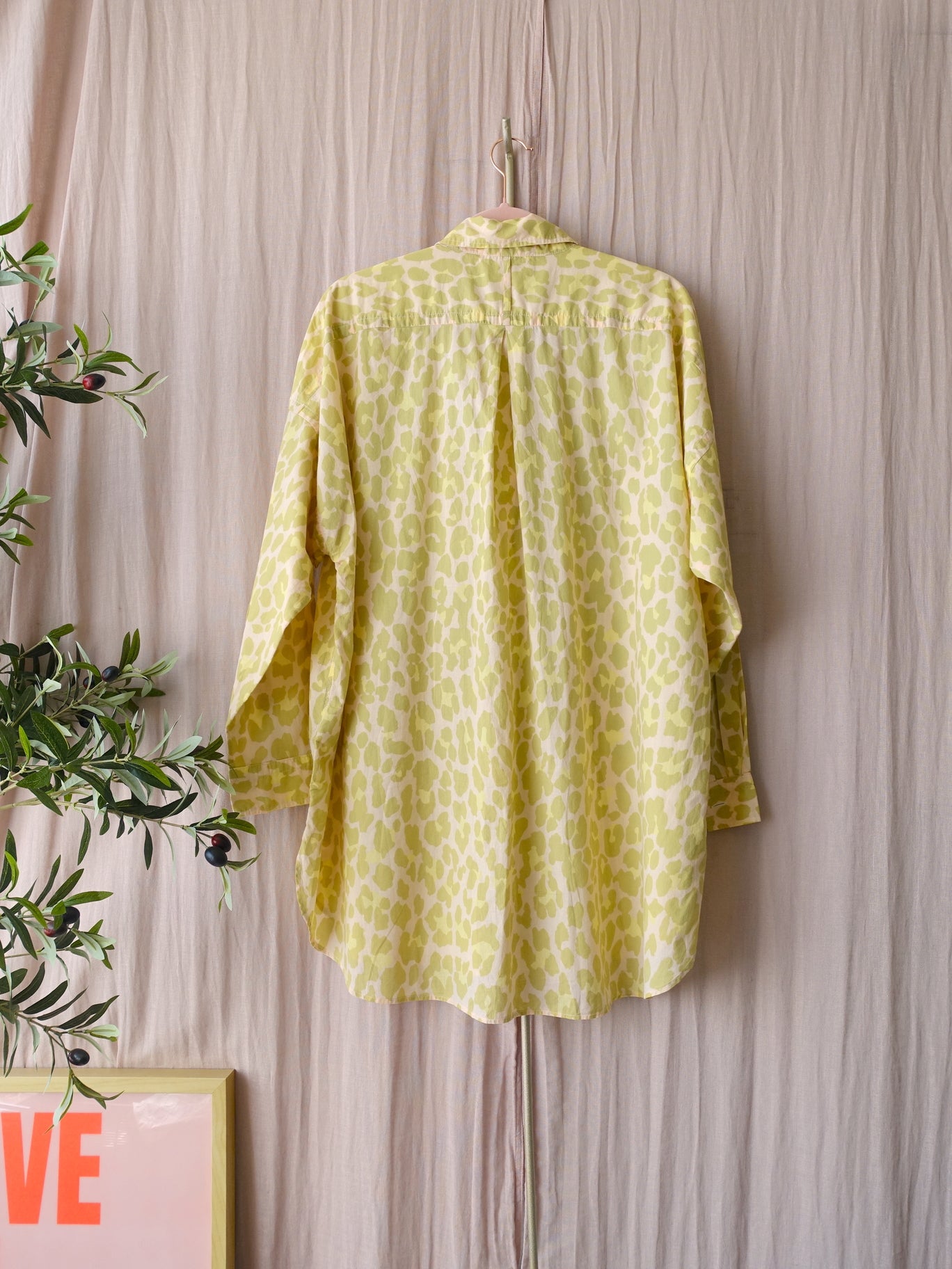 Vanilia relax leo shirt pastel lime
