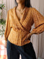 L.K. Bennett zazou wrap top caramel