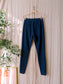 Studio Anneloes downstairs bonded trousers midnight blue