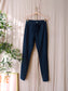 Studio Anneloes downstairs bonded trousers midnight blue