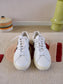 Veja esplar lederen sneakers wit / zwart
