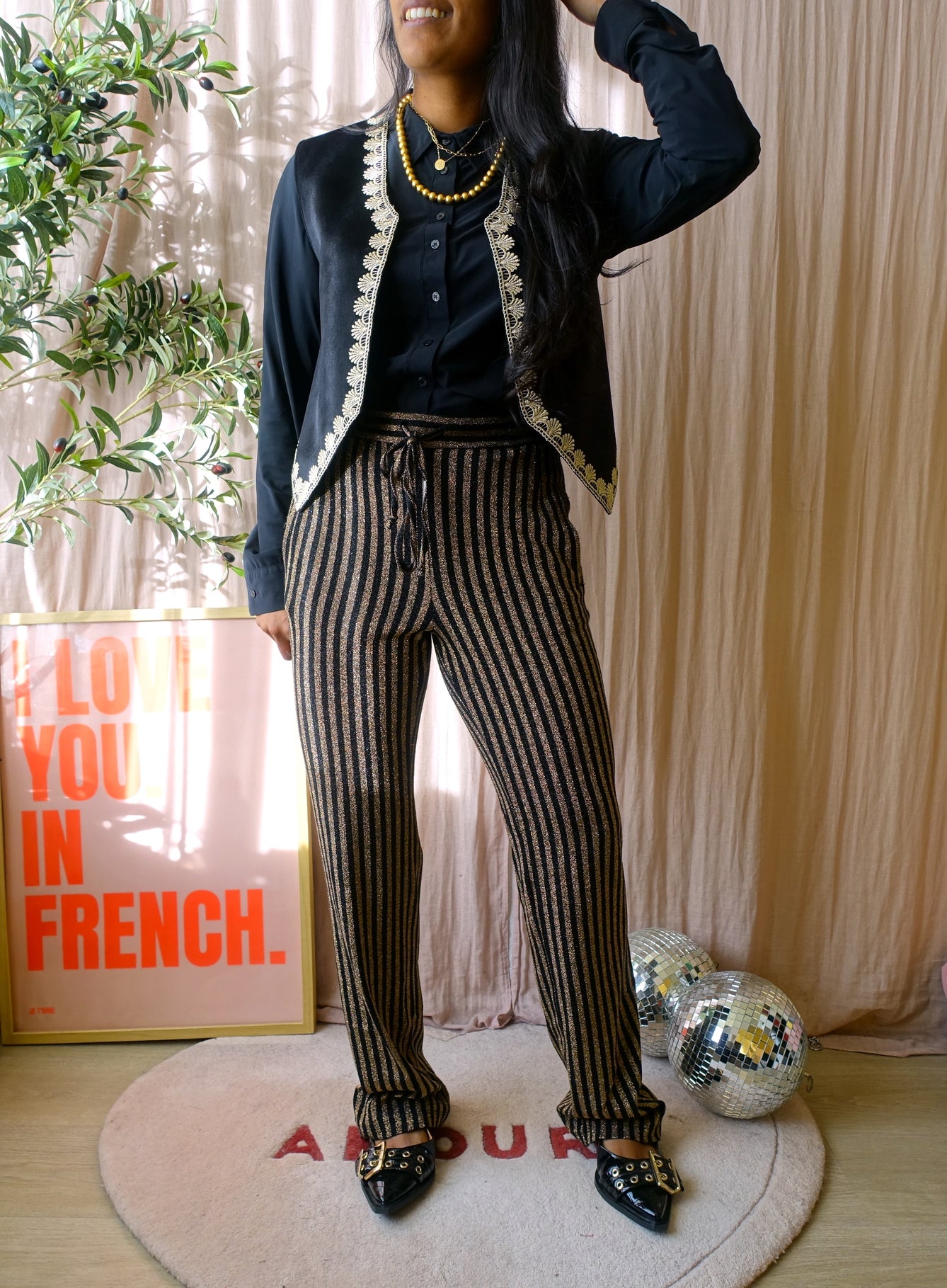 Studio Anneloes travel quality blouse zwart