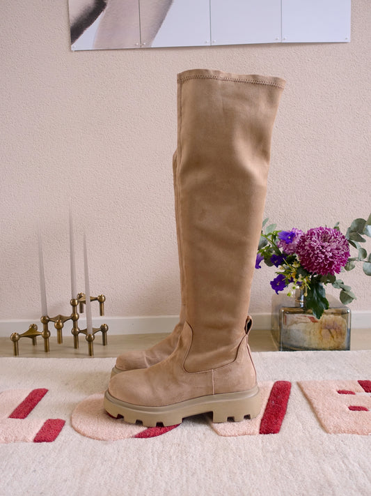 Via Vai overknee boots livia beige